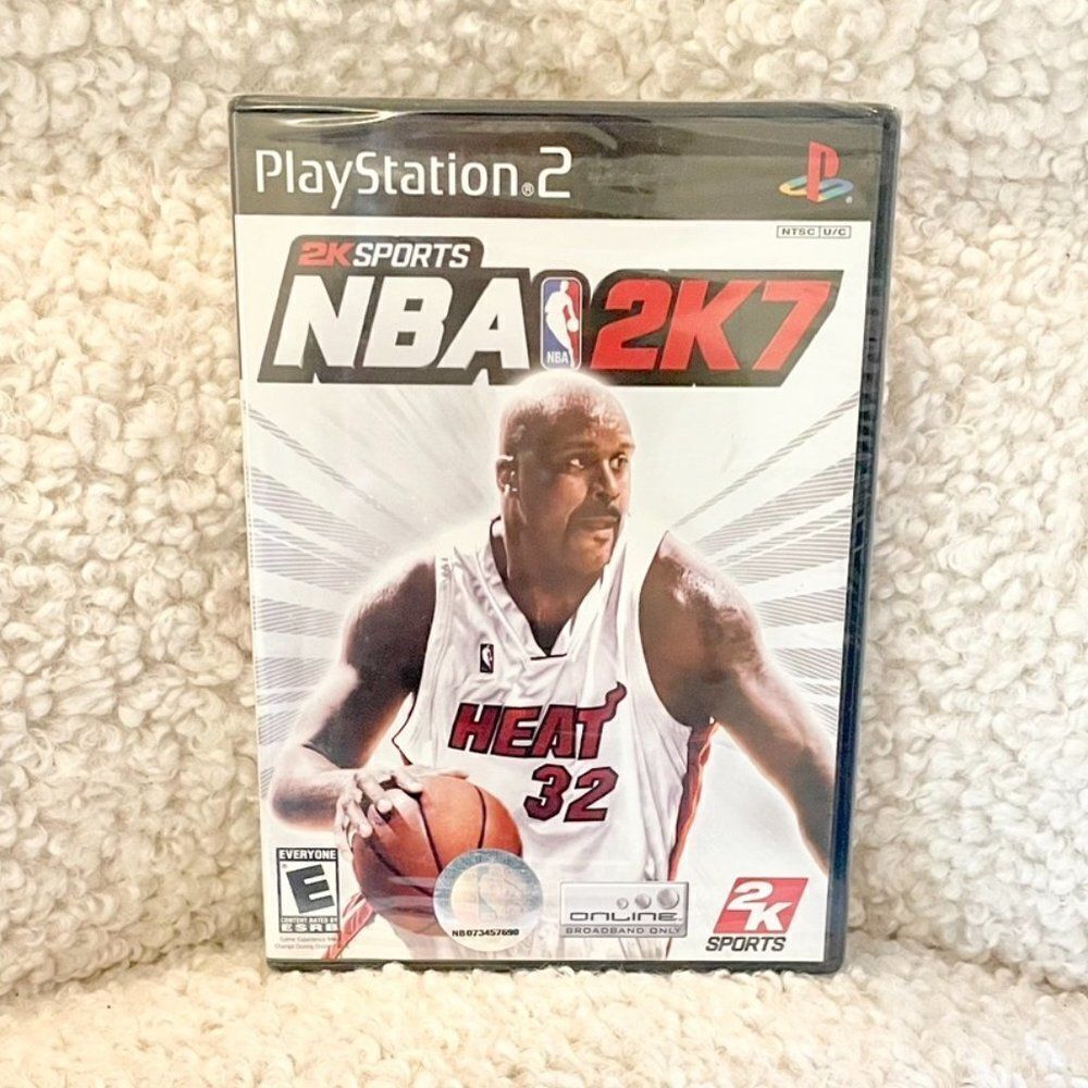 PS2 NBA 2K7 -#32 SHAQ O'NEAL - 2K SPORTS (NWT)